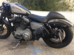 Sacoches Myleatherbikes Harley Sportster Forty Eight (49)